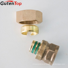 GutenTop alta qualidade latão compressão pex acessórios para tubos, encaixe da mangueira hidráulica de bronze